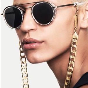 Frame Chain Gold Eye Fash Sunglasses Chain